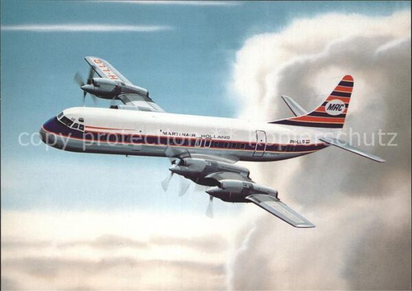 Flugzeuge Zivil Martinair Holland Lockheed L-188C Elect