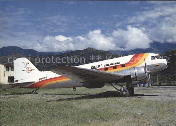 Flugzeuge Zivil LACOL Colombia DC-3/C-47DL HK-124 c/n 4