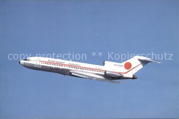 Flugzeuge Zivil Transair Sweden B-727-134c SE-DDC c/n 2