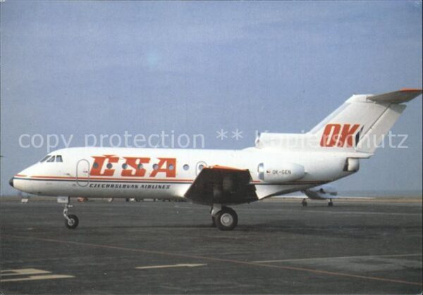Flugzeuge Zivil CSA Yakovlev YAK-40 OK-GEN