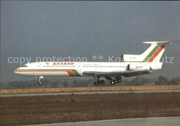 Flugzeuge Zivil Balkan Bulgarian Airlines Tupolev TU-15