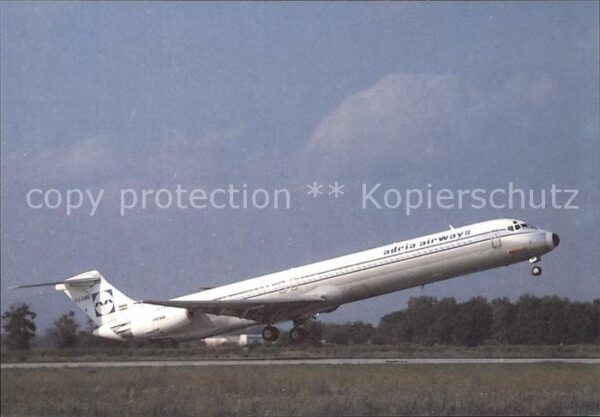 Flugzeuge Zivil Adria Airways McDonnell Douglas MD-82 Y