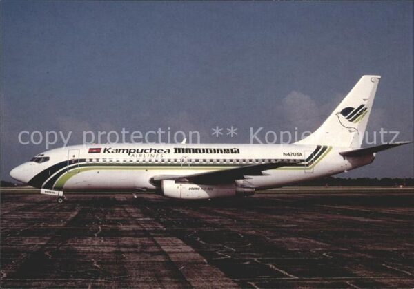 Flugzeuge Zivil Kampuchea Airlines Boeing 737-247 N470T