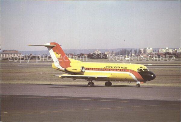 Flugzeuge Zivil Air New South Wales Fokker F-28 Fellows