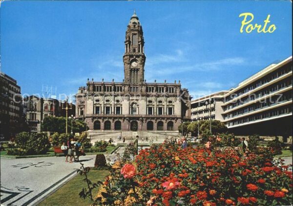 Porto Portugal Avenida dos Aliados Camara Municipal