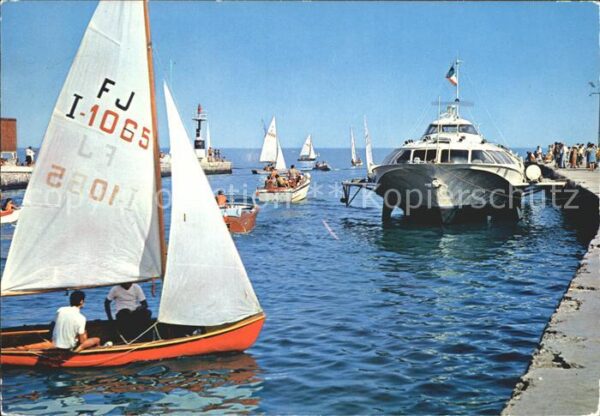 Viserba Aliscafo Tragflügelboot Segelboot