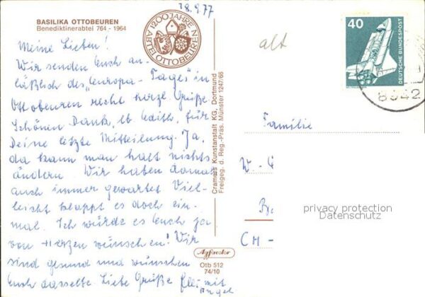 Ottobeuren Basilika Benediktinerabtei Fliegeraufna – Bild 2