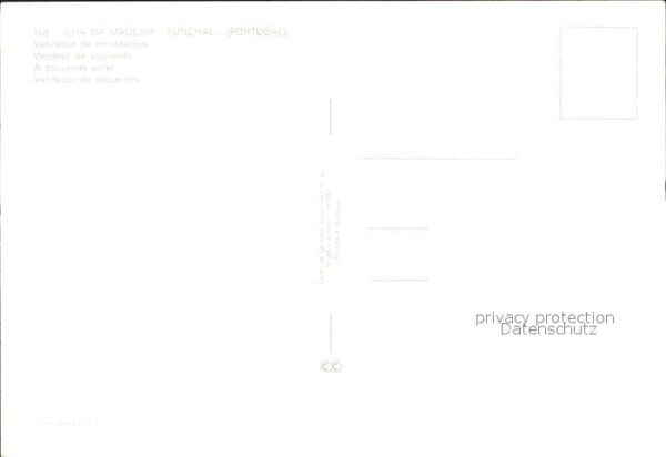Funchal Vendedor de recordacoes Souvenirhändler – Bild 2