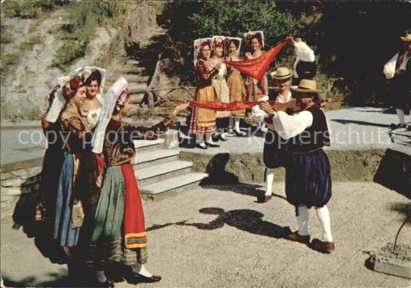 Corfou Costumes local Trachten Tanz