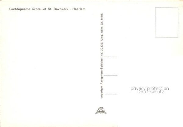 Haarlem Grote of St Bavokerk Luchtopname – Bild 2