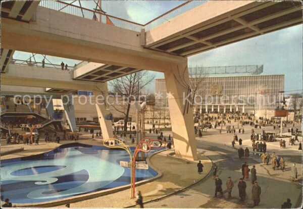 Bruxelles Bruessel Exposition Universelle Rond Point des N