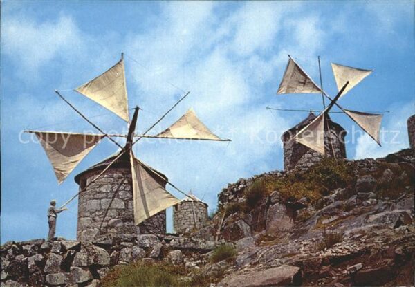 Abelheira Velhos moinhos de vento Windmühle