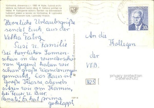 Vychodna Typischer Häuserstil Tanz Volkslieder T – Bild 2