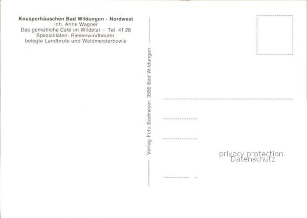 Bad Wildungen Knusperhäuschen Cafe im Wildetal – Bild 2
