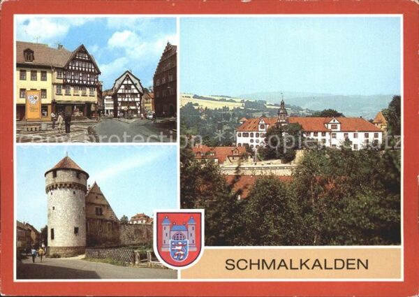 Schmalkalden Altmarkt Pulverturm Schloss Wilhelmsbur