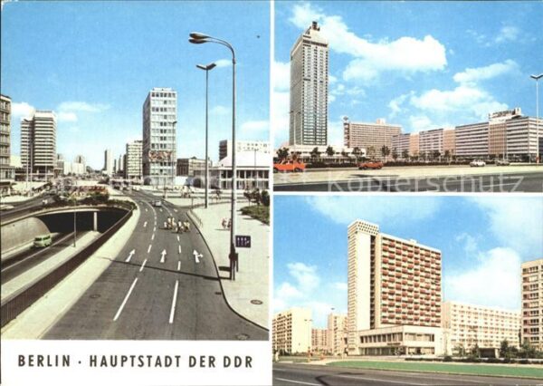 Berlin Autotunnel am Alexanderplatz Interhotel