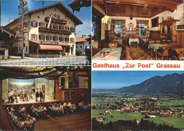 Grassau Chiemgau Gasthaus Hotel Post Restaurant Maibaum