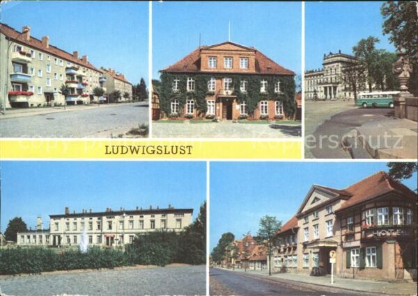 Ludwigslust John Brinckmann Strasse Rathaus Schloss