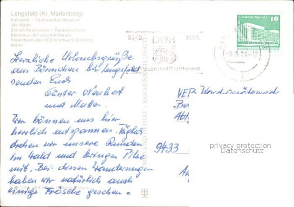 Lengefeld Erzgebirge Kalkwerk Museum Markt Schloss Rauenstei – Bild 2