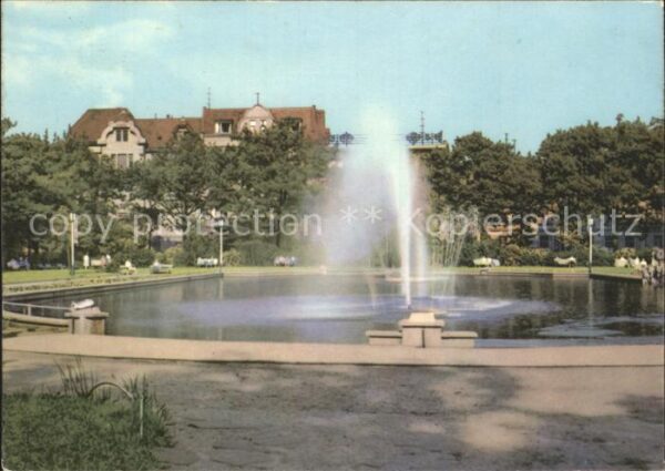 Cottbus Schillerplatz Fontäne
