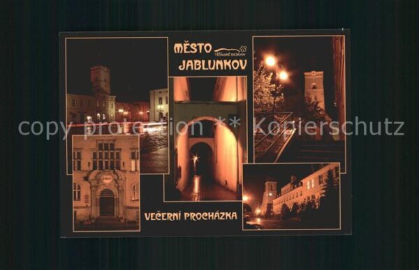 Jablunkov Jablunkau Vecerni Prochazka Marianske namesti rad