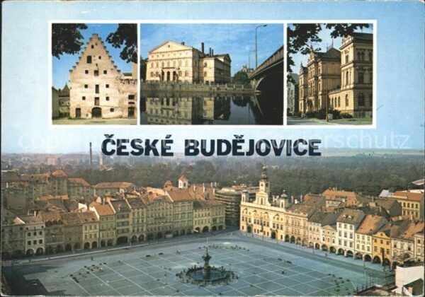 Ceske Budejovice Mesto Gebäude Platz