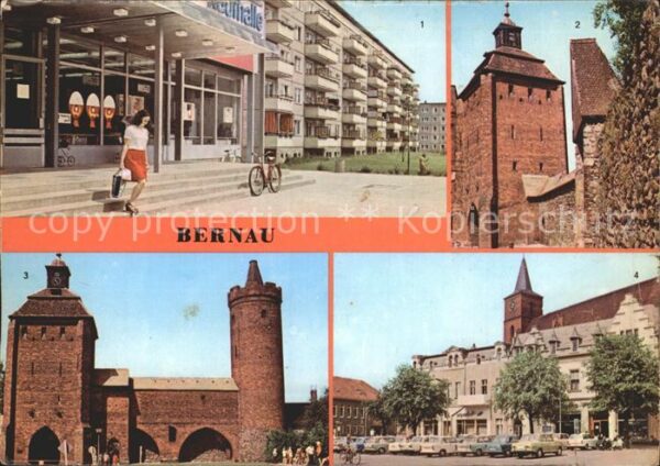 Bernau Berlin Kaufhalle Stadttor Steintor Hungerturm