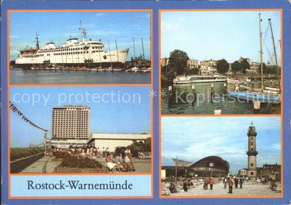 Warnemuende Ostseebad Fährschiff Warnemünde Hotel Neptun Alte