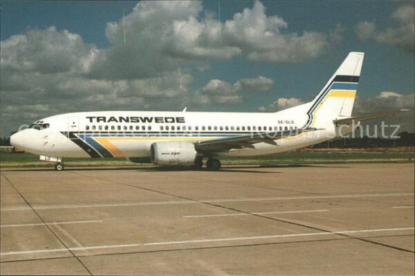 Flugzeuge Zivil Transwede Boeing 737-300 SE-DLO C/N 237