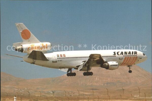 Flugzeuge Zivil Scanair DC10-10 SE-DHT C/N 47833