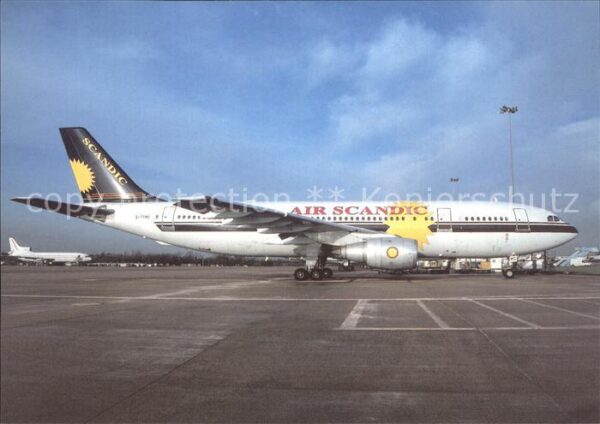 Flugzeuge Zivil Air Scandic Airbus 300B4-203FF G-TTMC c