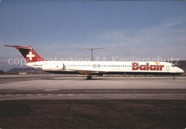 Flugzeuge Zivil Balair Douglas DC9-82 HB-INB c/n 49101/