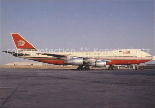 Flugzeuge Zivil Alia-Royal Jordanian Boeing 747-2D3B JY