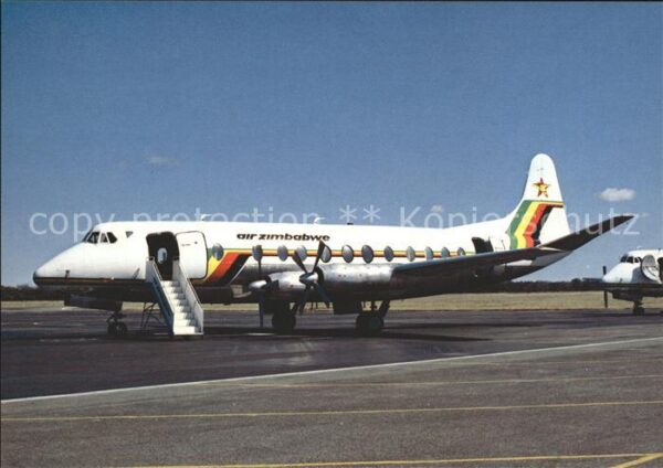 Flugzeuge Zivil Air Zimbabwe Vickers Viscount 839 Z-WGB