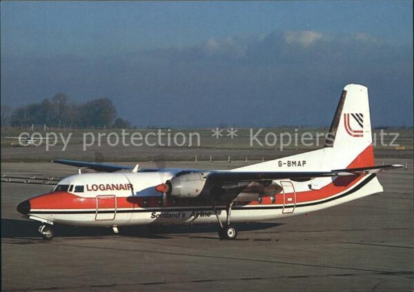 Flugzeuge Zivil Loganair Fokker F-27-200 G-BMAP cn 1030