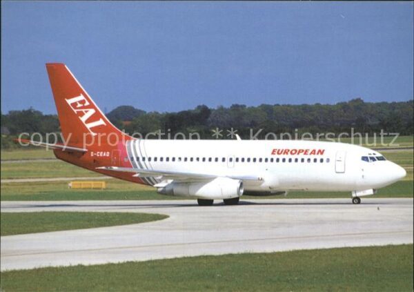 Flugzeuge Zivil European Aircharter Boeing 737-229 G-CE