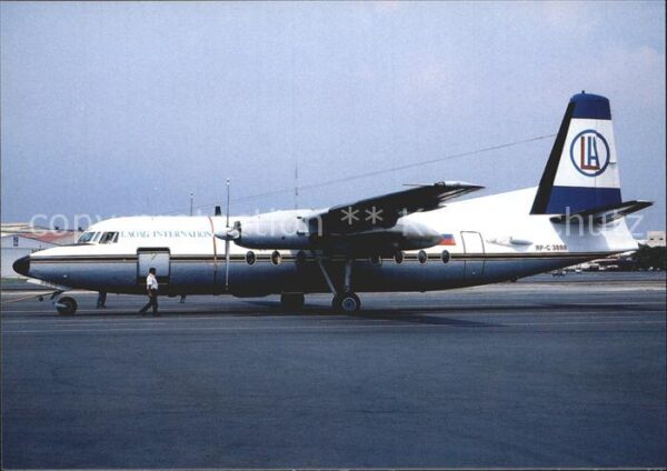 Flugzeuge Zivil Laoag International Airline F-27-100 RP