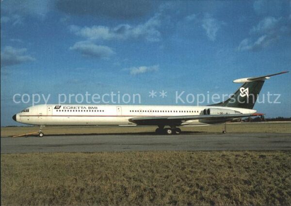 Flugzeuge Zivil Egretta BMI Ilyushin 62M OK-JBJ cn 4933