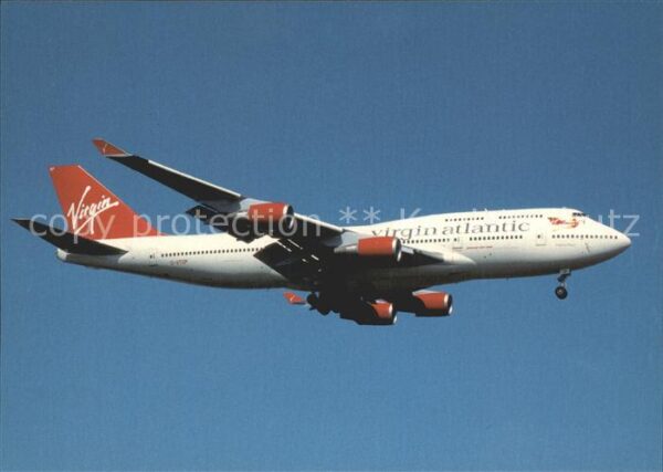 Flugzeuge Zivil Virgin Atlantic Boeing 747-4Q8 G-VTOP c
