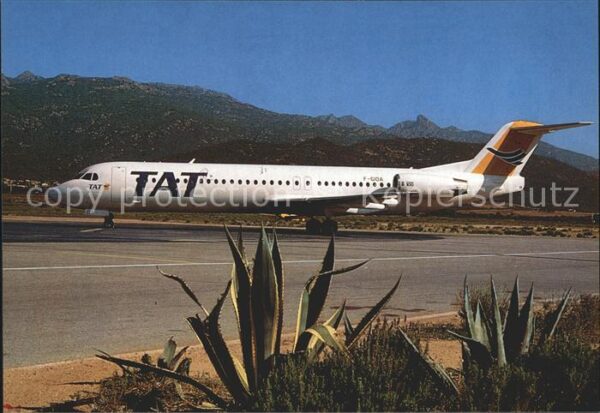 Flugzeuge Zivil TAT Fokker 100 F-GIOA