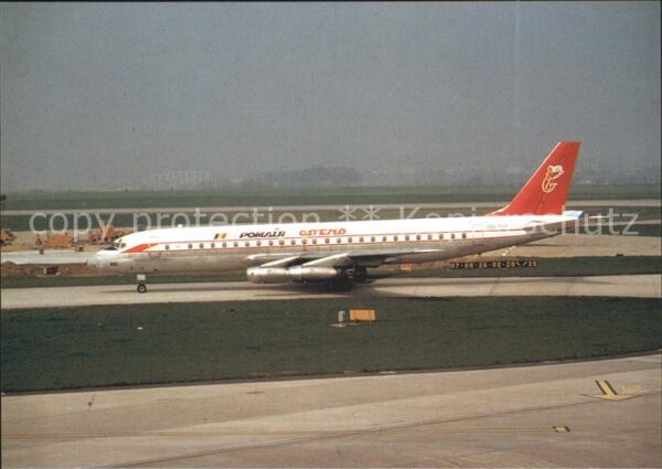 Flugzeuge Zivil Pomair Ostend Douglas DC-8-33 OO-TCP