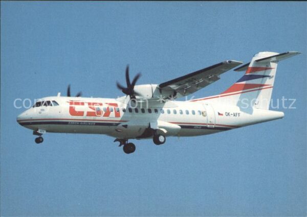 Flugzeuge Zivil CSA Aerospatiale Alenia ATR42-400 OK-AF