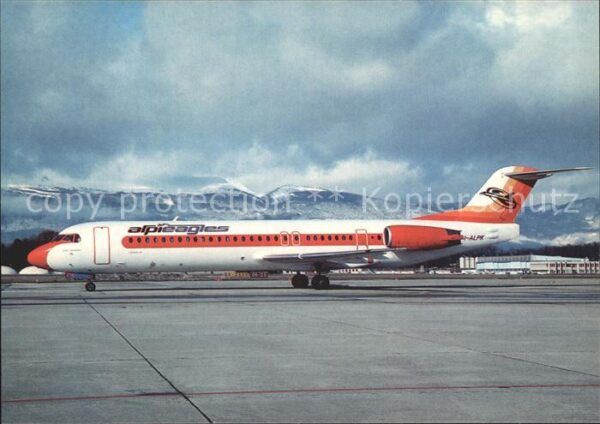 Flugzeuge Zivil Alpieagles Fokker 100 I-ALPK cn 11244