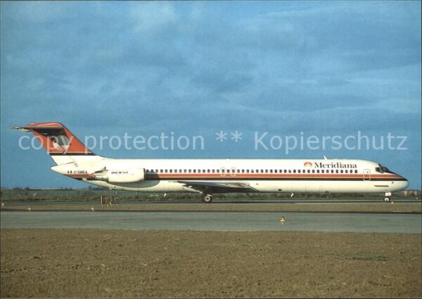 Flugzeuge Zivil Meridiana McDDouglas DC-9-51 I-SMEA cn
