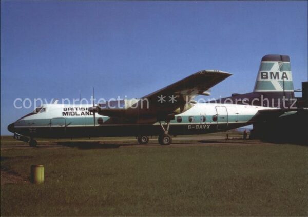 Flugzeuge Zivil British Midland Airways HP Dart Herald