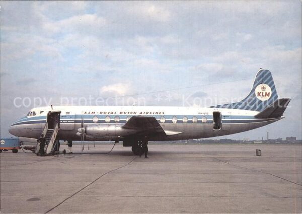 Flugzeuge Zivil KLM Royal Dutch Airlines Vickers Viscou