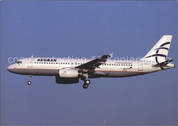 Flugzeuge Zivil Aegean A320-232 F-WWBX c/n 3033