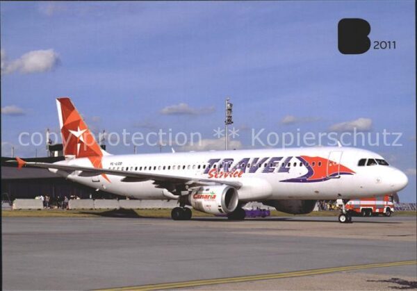 Flugzeuge Zivil Travel Service Airbus A320 YL-LCD