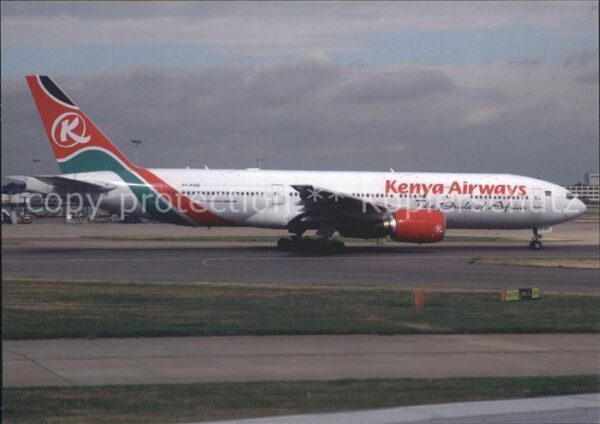 Flugzeuge Zivil Kenya Airways B-777-2U8 ER 5Y-KQS c/n 3