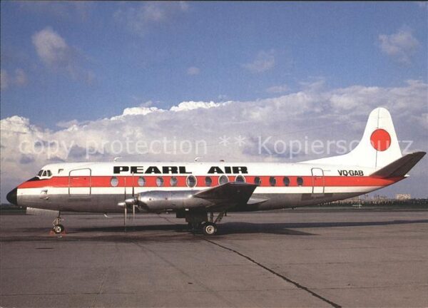 Flugzeuge Zivil Pearl Air Visckers Viscount 804 VQ-GAB
